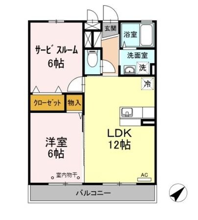 ディライトヒルズの物件間取画像